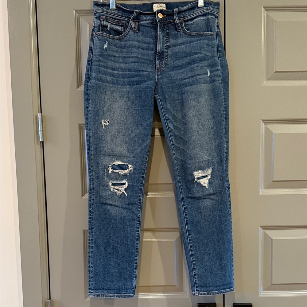 LAST CALL! Vintage J. Crew Straight Leg Distressed Jeans